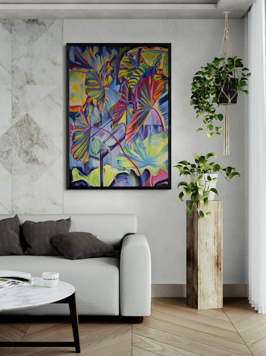 Vibrant Contemporary Botanical Art Print – Sunrise | Limited Edition Giclée by Ruth Egon