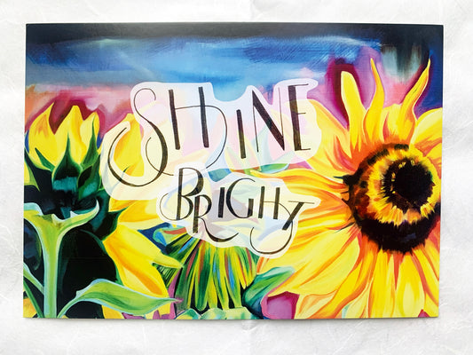 Shine Bright Artist Postcard