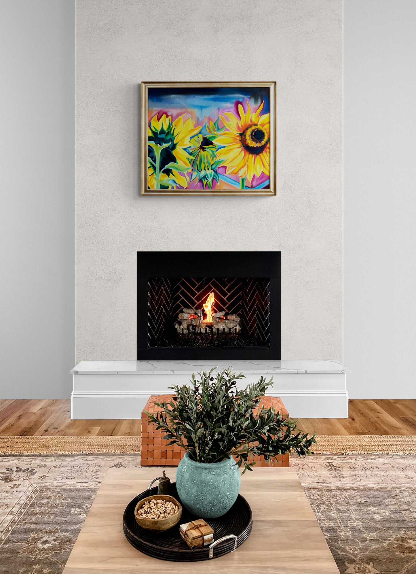 Dance in the sun - oil painting